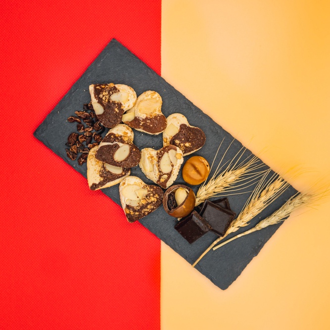 Bánh Cookies Macca Chocolate 70g - Bánh dinh dưỡng ăn vặt healthy thơm ngon giòn rụm, mix hạt dinh dưỡng organic