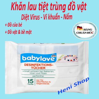 Khăn Lau Tiệt Trùng Đồ Vật Babylove Của Đức