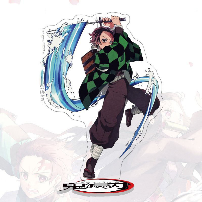 Mô hình nhân vật mica standee Kimetsu no Yaiba Thanh Gươm Diệt Quỷ in hình anime chibi trang trí trưng bày