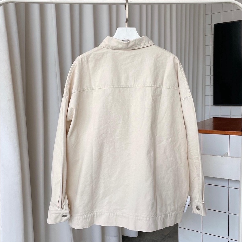 Áo khoác jean màu oversized - AK542