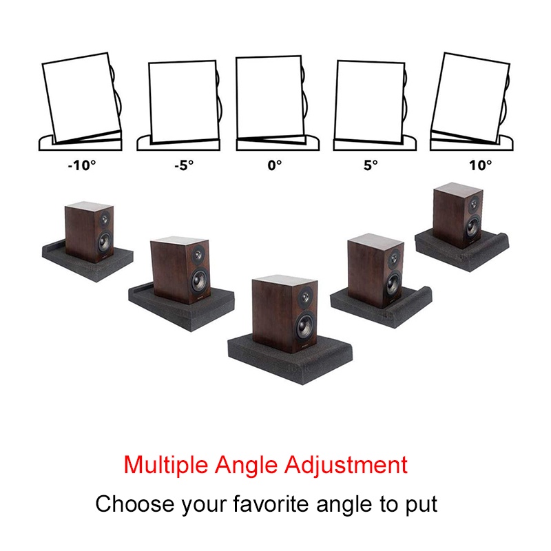 Studio Monitor Isolation Pads High Density Acoustic Foam For Most Speaker Stand Piano Room Sound Reinforcement ELEN