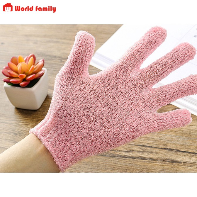 Găng tay bao tay tắm tẩy da chết làm sạch da mịn sáng 1 chiếc