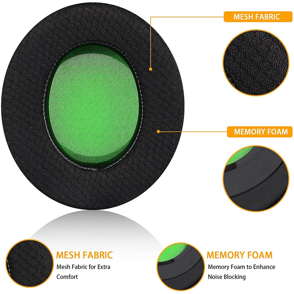 Bộ Đệm Tai Nghe Thay Thế Bằng Vải Lưới Và Mút Xốp Cho Razer Kraken Pro V2 Razer Kraken 7.1 V2