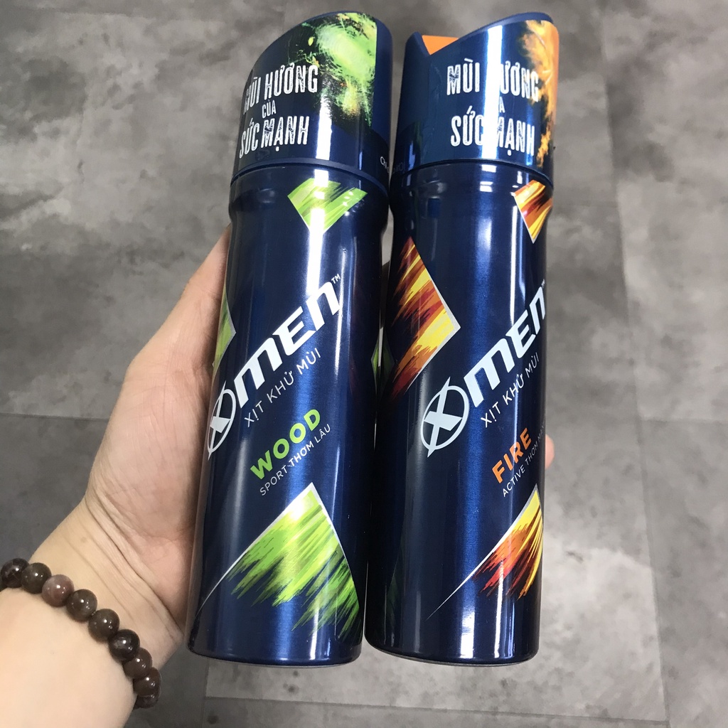 Xịt khử mùi toàn thân nam X men 140ml Sịt khử mùi nước hoa nam Xmen