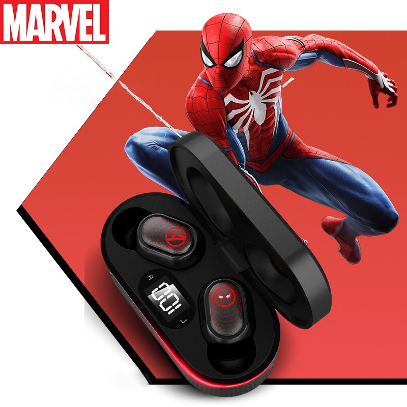 Tai nghe Bluetooth không dây Disney BTMV09 in-ear stereo chống nước giảm tiếng ồn độ trễ thấp phong cách thể thao