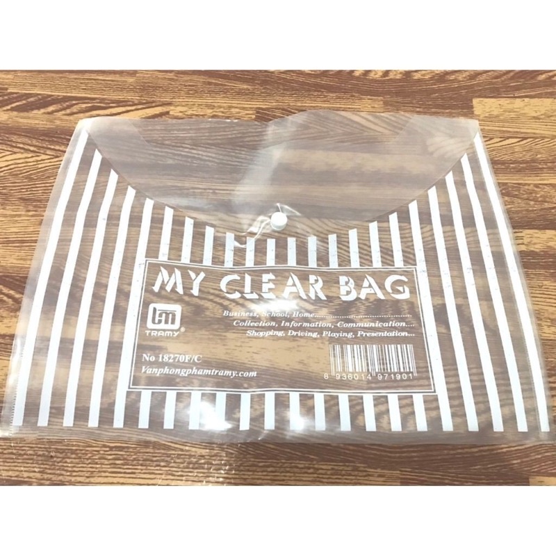Túi Clear bag A4 giá rẻ đựng tài liệu dùng cho văn phòng , học sinh, sinh viên loại mỏng , trung, dày giúp lưu trữ hồ sơ