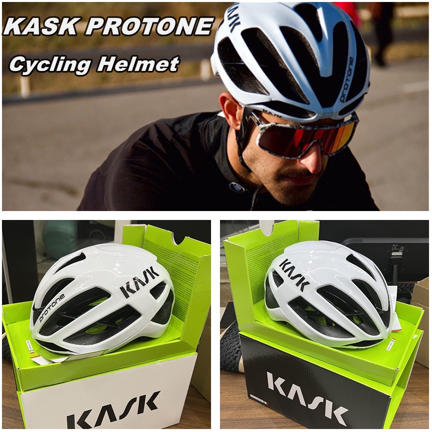 Kask Protone Unisex Mũ Bảo Hiểm Xe Đạp Đường Bộ Một Mảnh Thoáng Khí Đỏ Đô Mũ Bảo Hiểm Xe Đạp