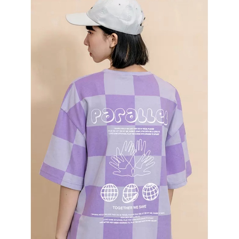 Áo thun tay lỡ MEANSTORE phông cotton Unisex nam nữ tee oversize form rộng pull Ulzzang vải mát - Parallel