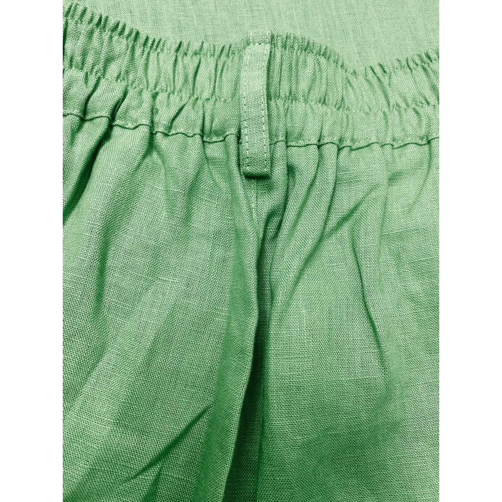 HỎA TỐC. Set bộ áo danton, quần short lưng cao. LINEN TƯNG PREMIUM. Hình thật. June Linen