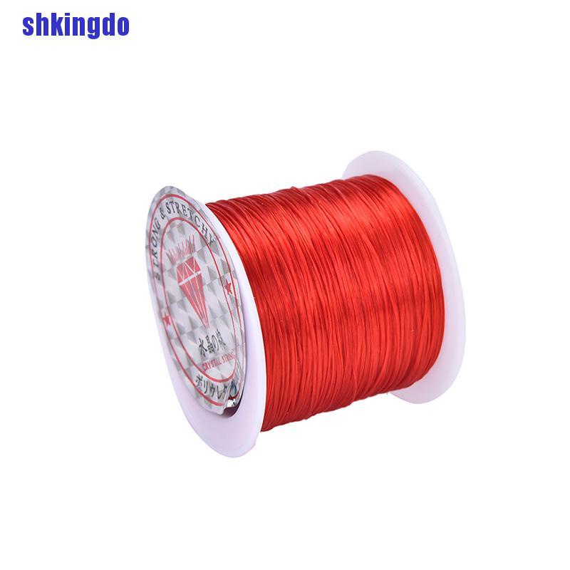 Cuộn Dây Cước Co Giãn Dùng Làm Vòng Tay / Vòng cổ 0.5mm Dài 50m