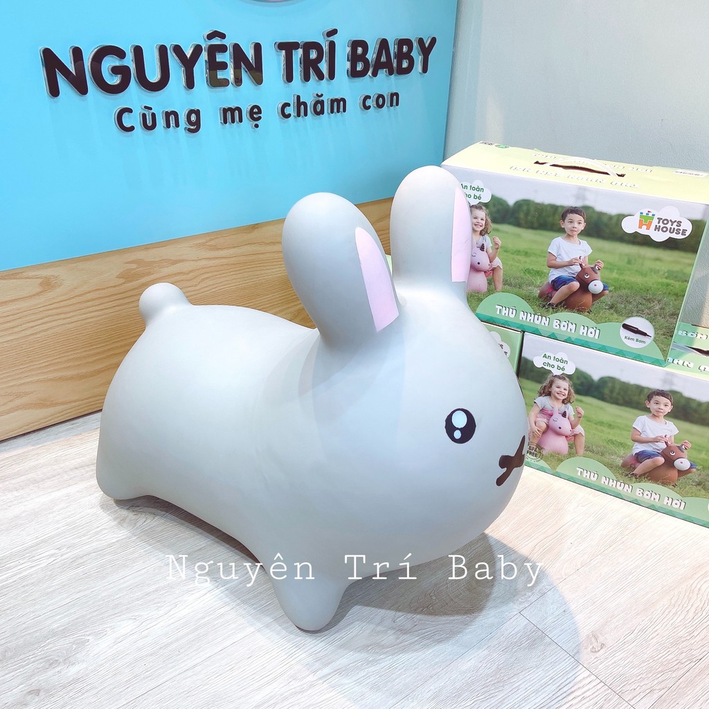 [Chính Hãng] Thú nhún cao cấp Toys House mẫu mới kèm bơm