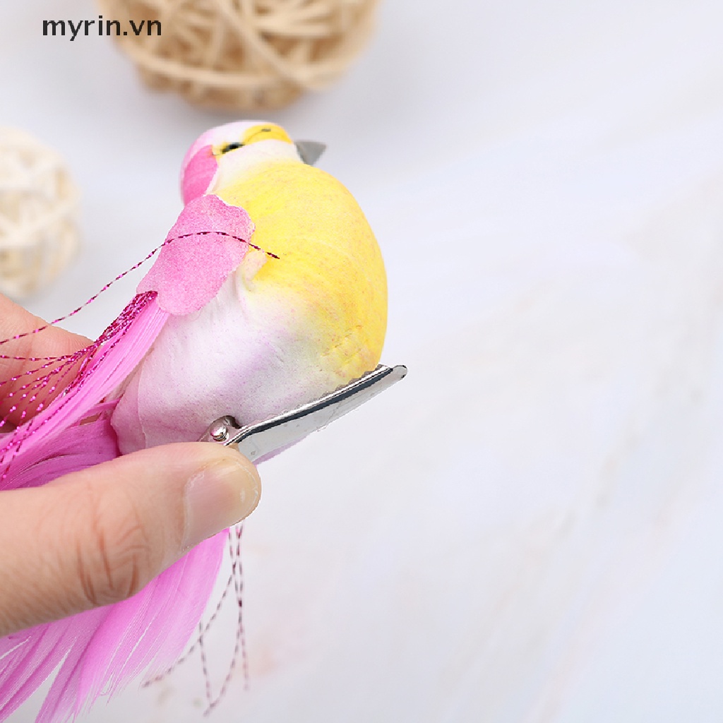 1 Chú Chim Bồ Câu Nhân Tạo mini Bằng Xốp Cho Trang Trí Tiệc Cưới