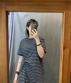 Váy cotton xoắn eo