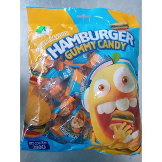 Kẹo dẻo hamburger gummy candy 300g