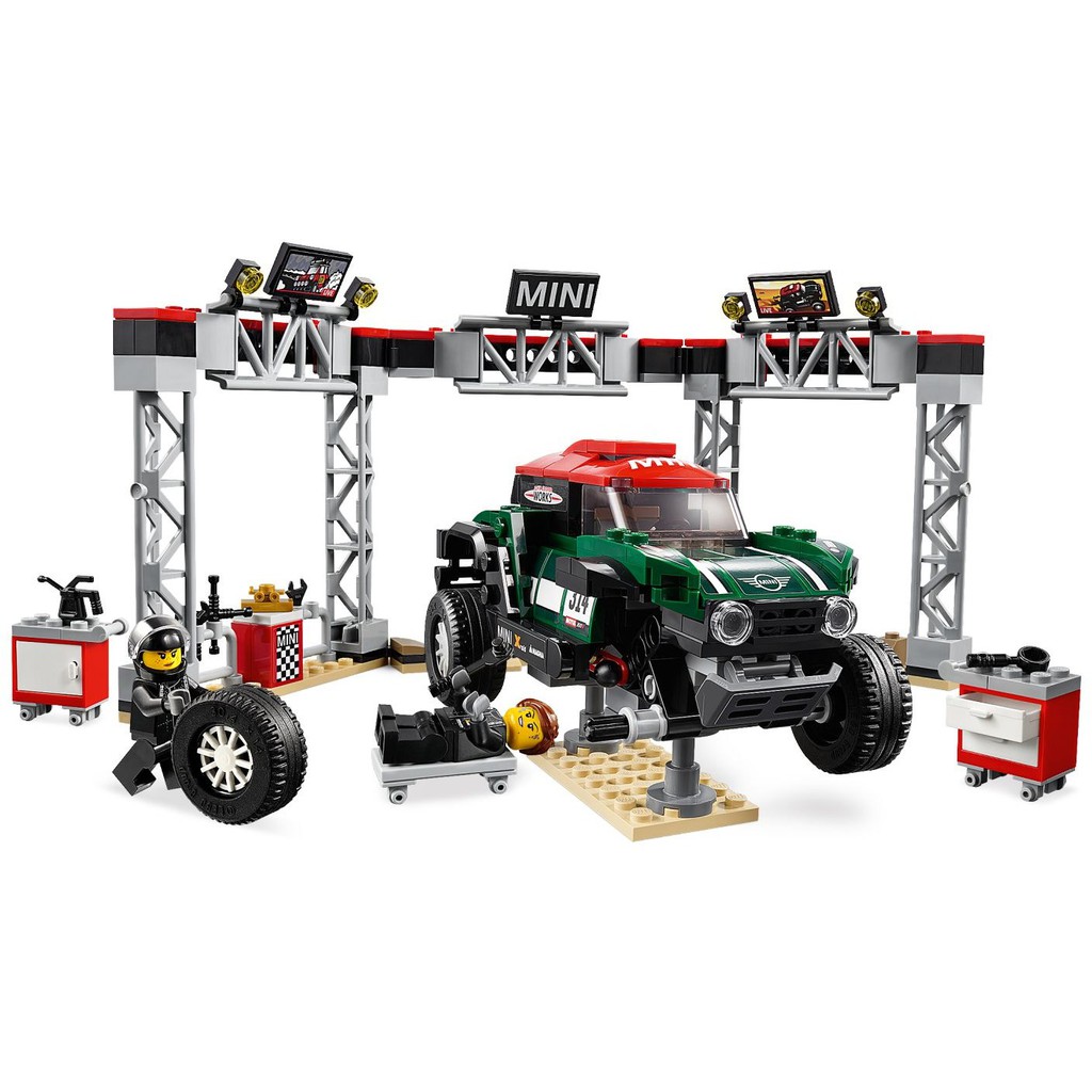 LEGO Speed Champions 75894 Xe đua 1967 Mini Cooper S Rally và 2018 MINI John Cooper Works Buggy