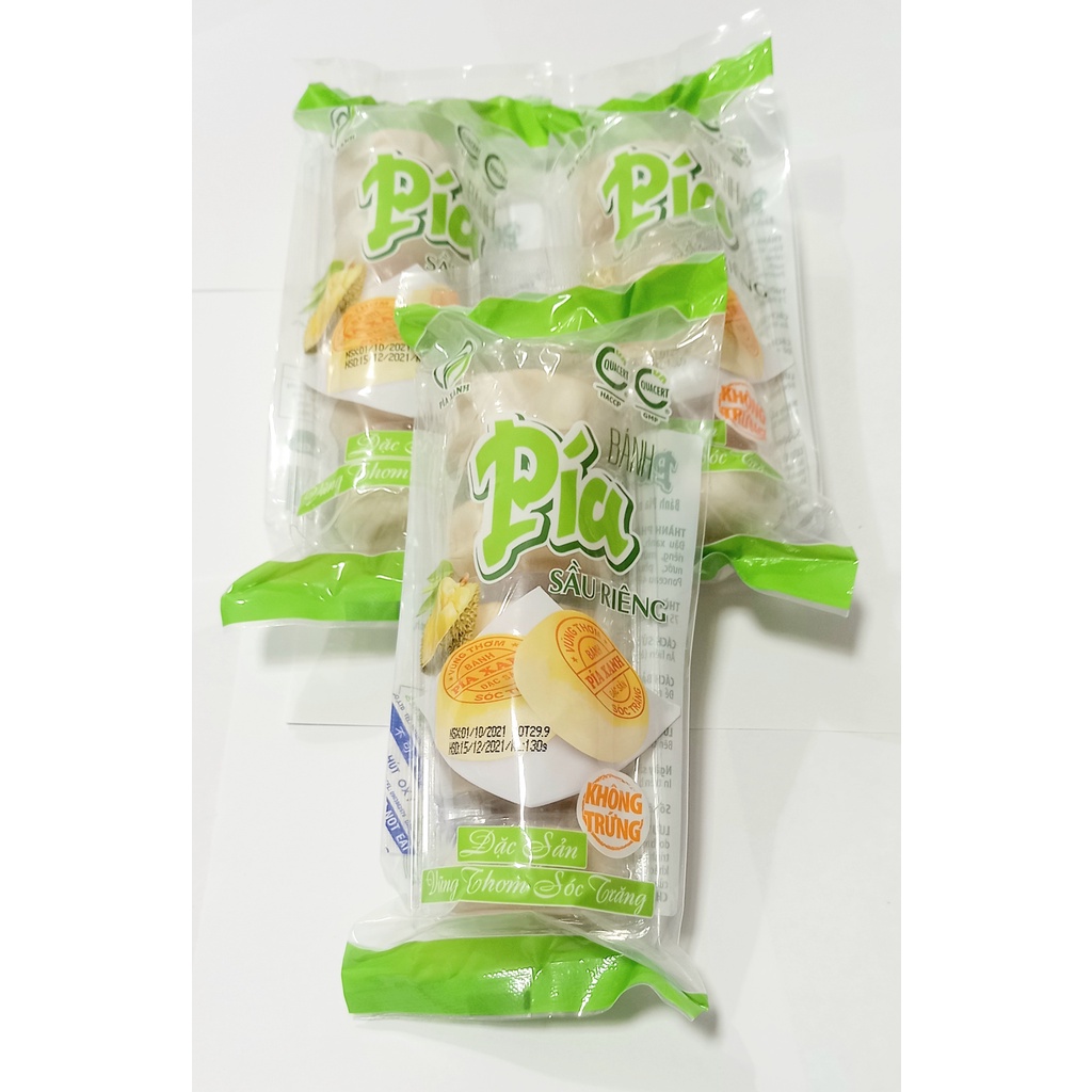 bánh pía mini sầu riêng đậu xanh ( không trứng)- đặc sản sóc trăng vũng thơm