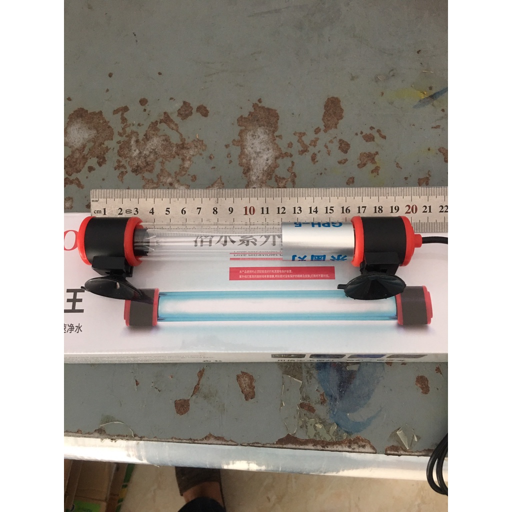 Đèn UV GEBO-5W diệt nấm ,diệt tảo dùng cho bể cá cảnh,cá Koi cỡ nhỏ.