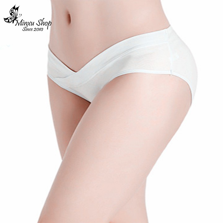 Quần lót bầu cạp chéo cotton chất đẹp mỗi quần 1 túi zip cao cấp - Mã LB01
