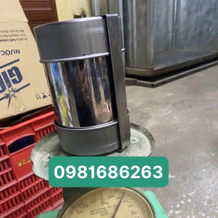 Khuôn giò lụa nắp thụt inox loại 1kg, khuôn giò lụa nắp thụt inox giá sỉ, khuôn giò inox 1kg