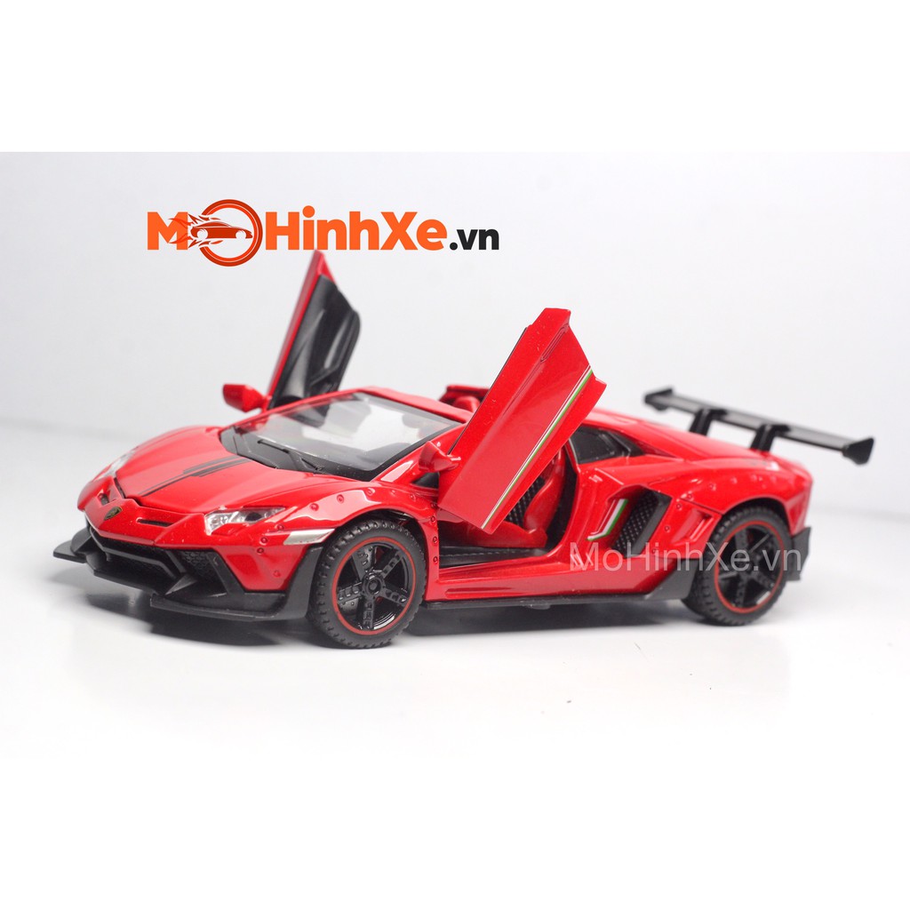 MÔ HÌNH XE LAMBORGHINI AVENTADOR ROADSTER LIBERTY WALK 1:32 DOUBLE HORSES