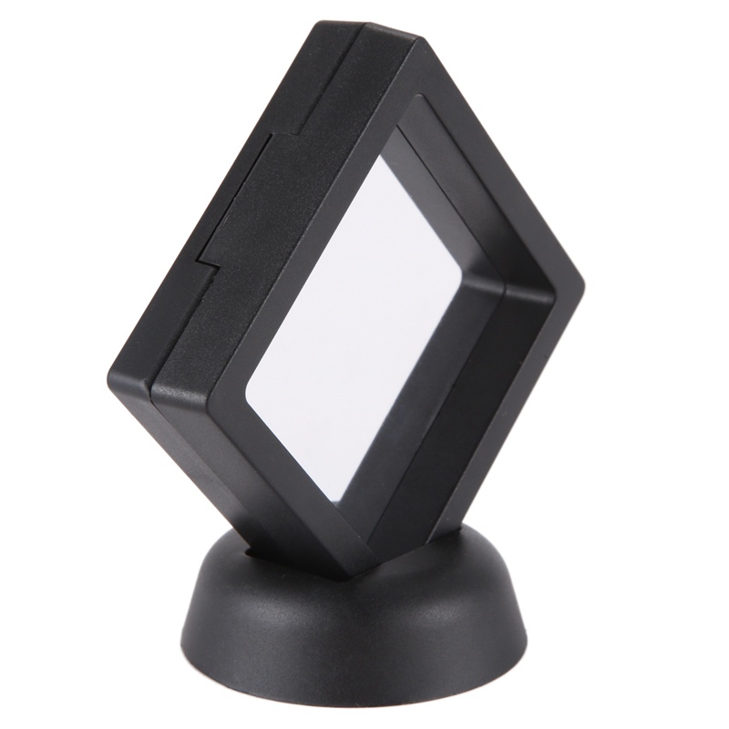 Bộ 30 Khung Trưng Bày Đồng Xu 3D Màu Đen Kèm Giá Đỡ Chuyên Dụng Cho Tiền Xu AA Medallions