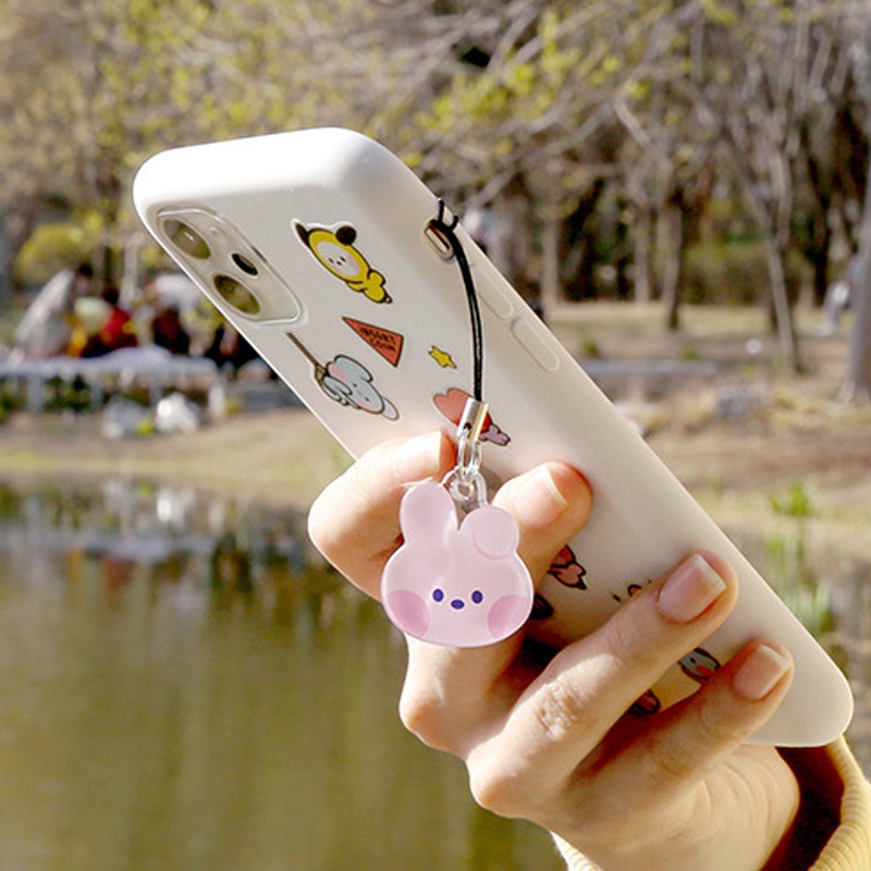 Móc khóa nhựa acrylic họa tiết hoạt hình BT21 Minini