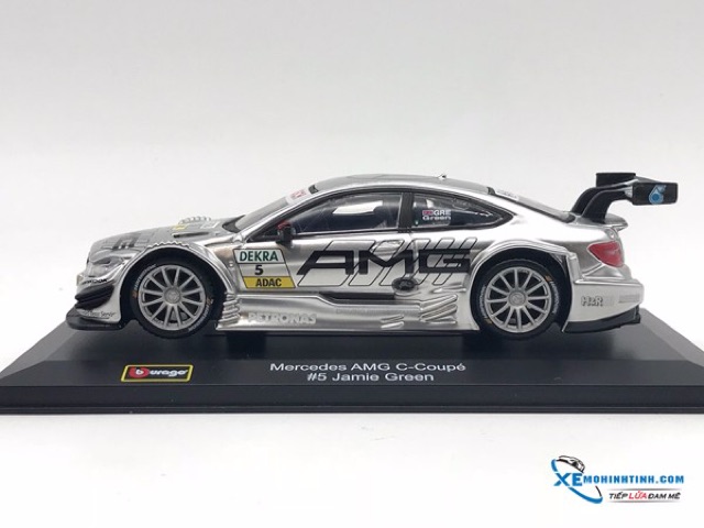 Xe mô hình  Mercedes-Benz C-COUPÉ #5 Bburago 1:32 (Bạc)