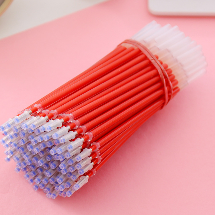 Mua 10 Tặng 5 Ống mực bút bi 0.5mm tiện dụng chất lượng cao Ruột bút bi đầu ngòi mực màu xanh dương đỏ
