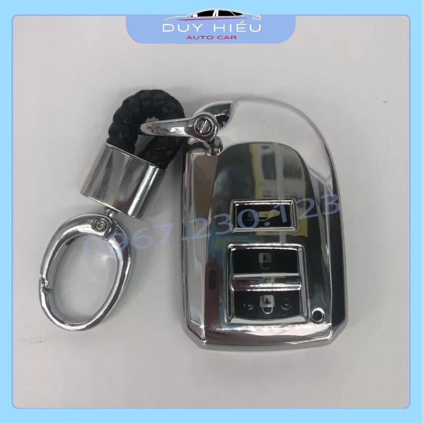 Ốp Chìa Khóa Ô Tô Mạ Crom Toyota Vios - Yaris 2019-2021