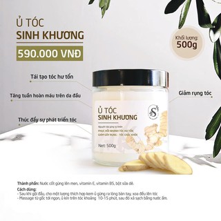 Ủ tóc Sinh Khương SAm Natural  - 500gram
