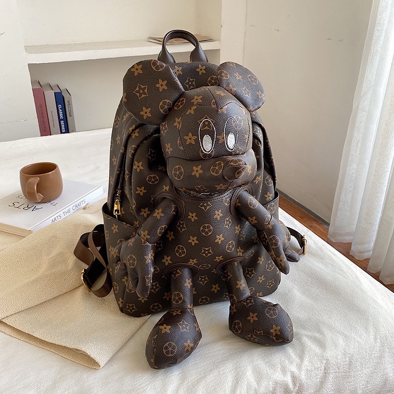 Balo chuột Mickey da PU hàng cao cấp