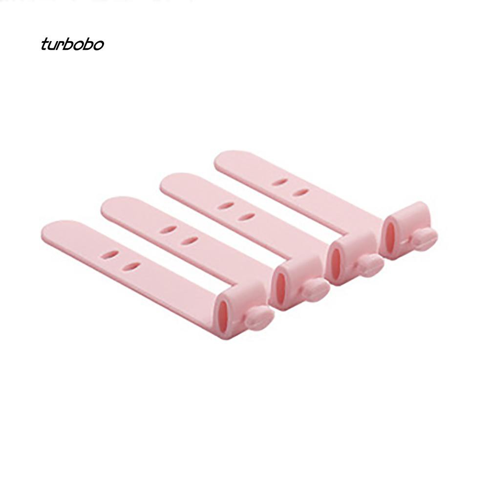 Set 4 dụng cụ buộc dây cáp bằng silicone tiện dụng chất lượng cao