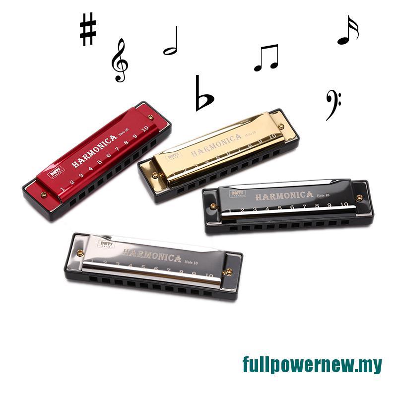 Kèn Harmonica 10 Lỗ Dành Cho Người Mới Bắt Đầu Học