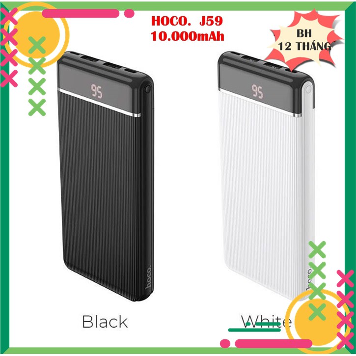 Sạc Dự Phòng Hoco J59 Siêu Mỏng 10000mAh?