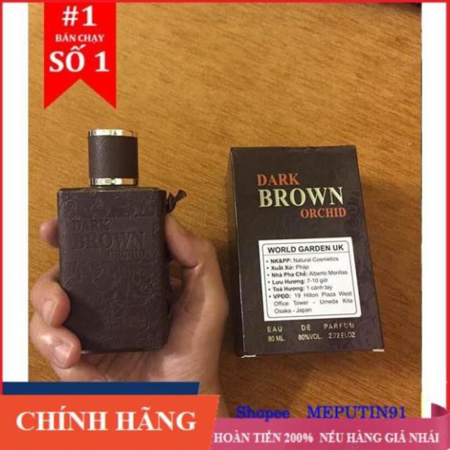 Nước Hoa Nam Nữ Cao Cấp Dark Brown 80ml Hương Thơm Quyến Rũ