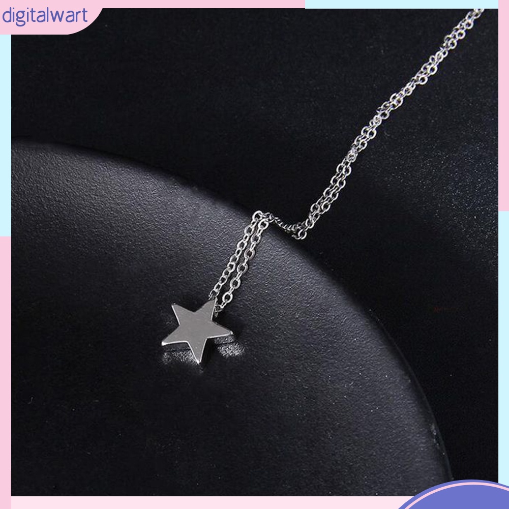 Dây Chuyền Hợp Kim Mặt Hình Ngôi Sao Thời Trang Cho Nữ