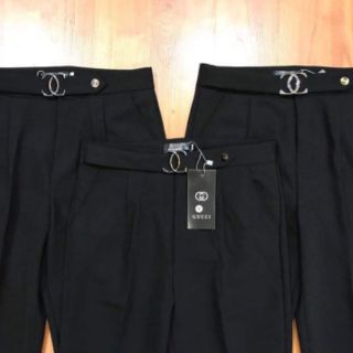 Quần baggy đai chữ C