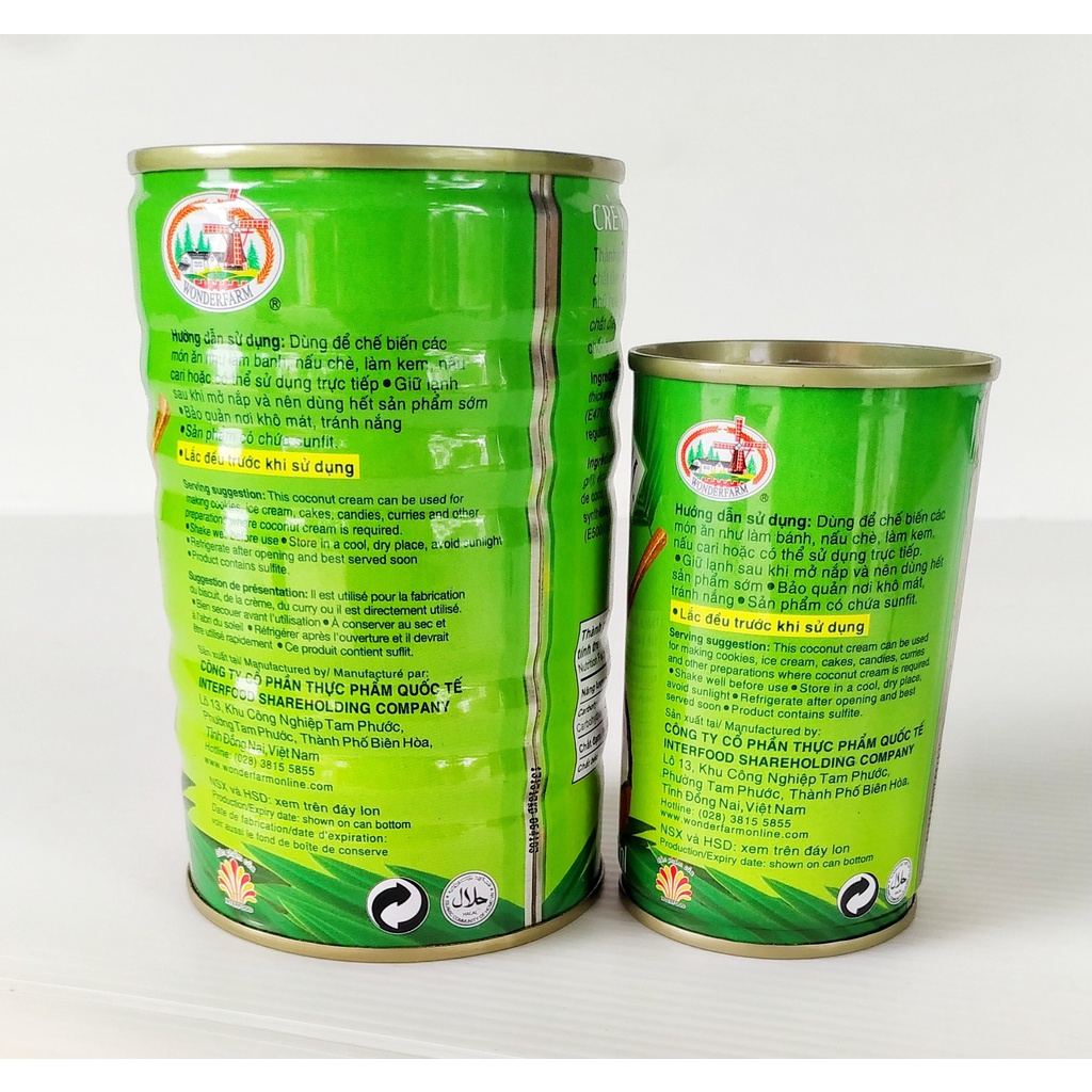 Nước cốt dừa Wonderfarm thơm ngon,béo ngậy