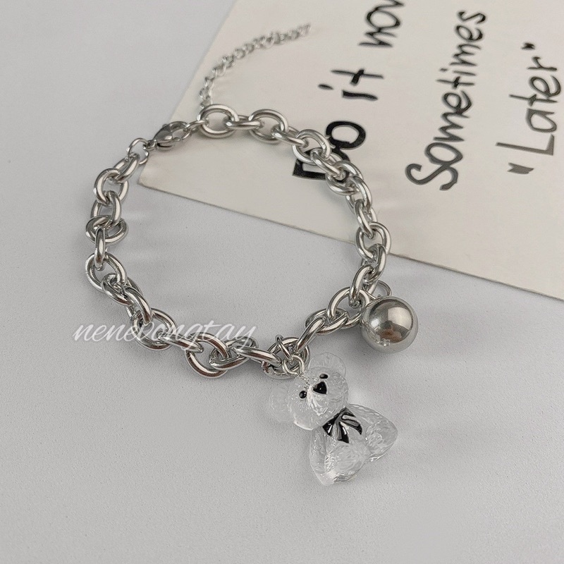 Vòng gấu trong suốt dễ thương [ẢNH THẬT]