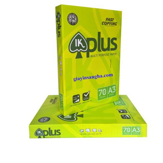 Giấy in IK Plus A3 - ĐL 70 đủ 500 tờ
