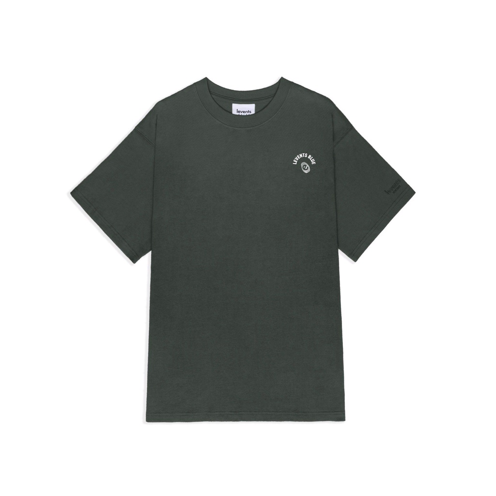 Áo Thun LEVENTS  COLLEDGE ART TEE LIGHT BLUE / DARK GREY