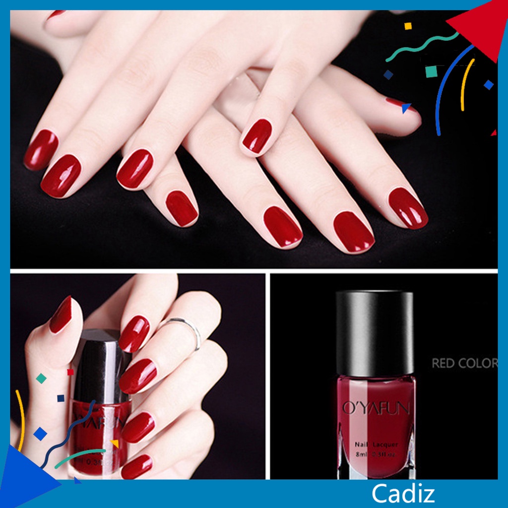 Gel Đánh Bóng Móng Tay 8ml Khô Nhanh Không Nhòe Nhiều Màu Sắc Cho Nữ