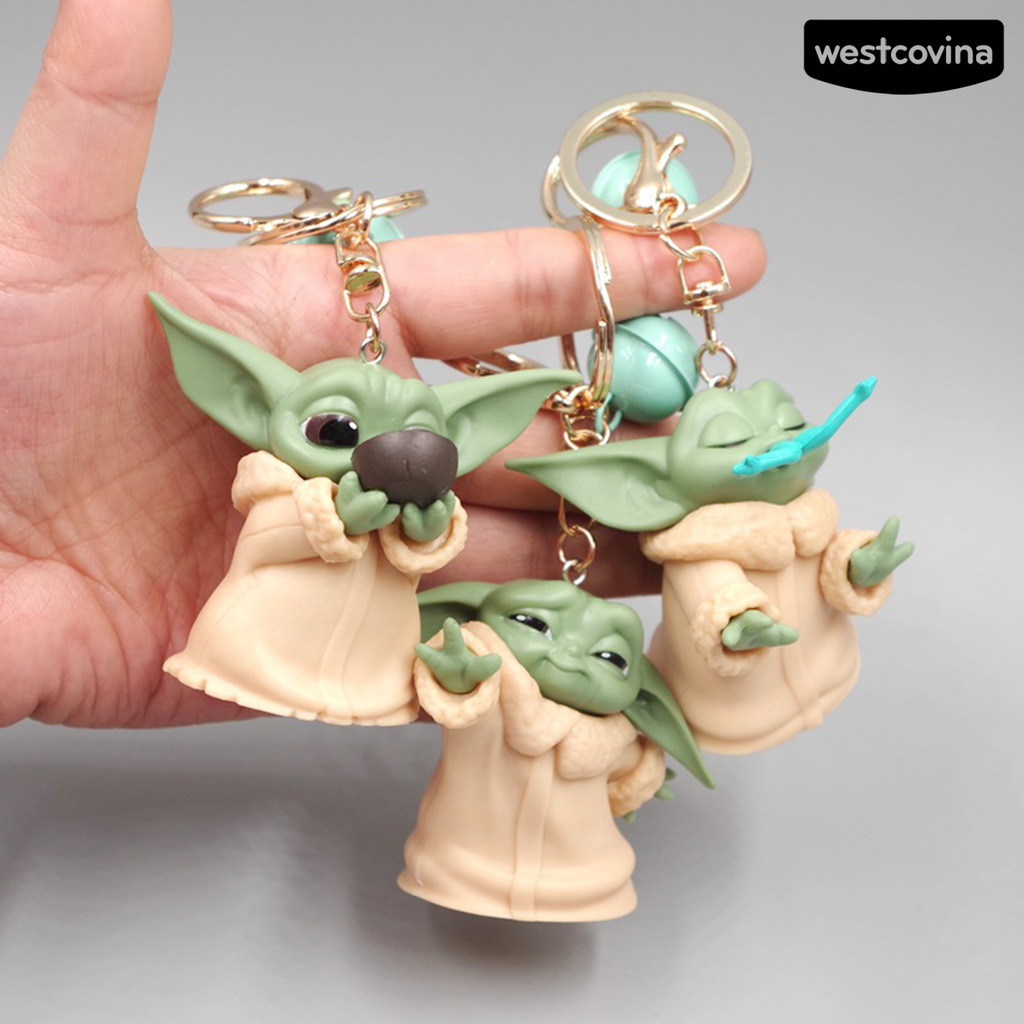 Set 5 Móc Khóa Hình Yoda Dễ Thương