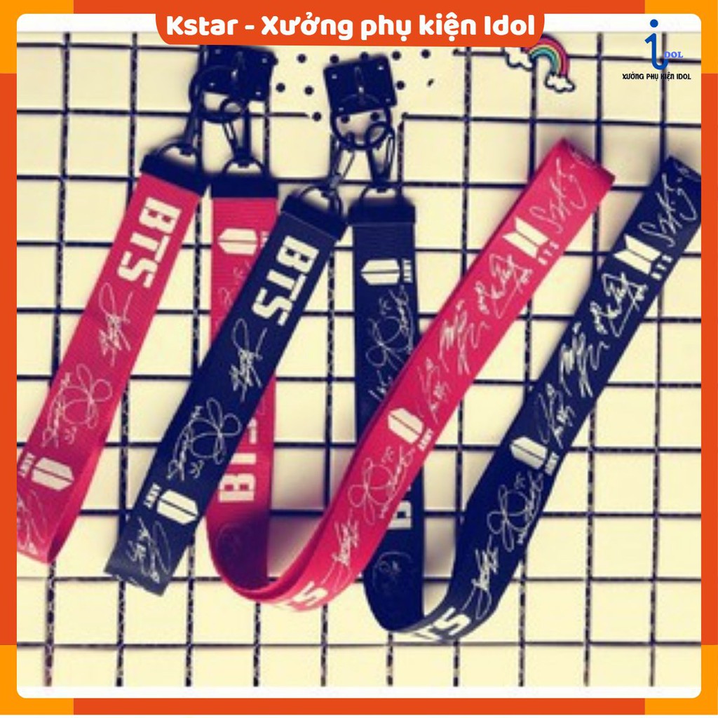 Set 2 Strap Kpop ( dây đeo điện thoại, dây treo móc khoá)