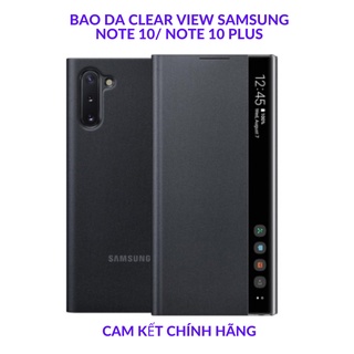 Bao Da Clear View Samsung Galaxy Note 10 / Note 10 Plus / Vuốt Trả Lời / Chống Sốc Chính Hãng
