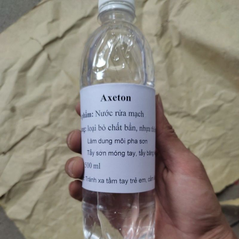 nước rửa mạch Axeton, dung môi 500ml