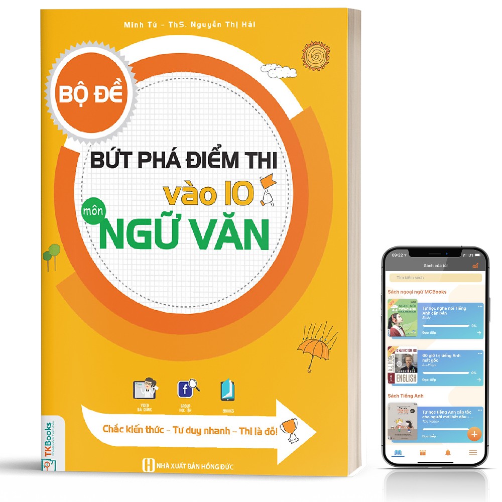 Sách - Bộ Đề Bứt Phá Điểm Thi Vào Lớp 10 Môn Ngữ văn