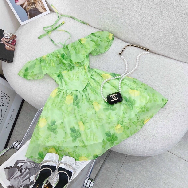 ĐẦM HOA XANH BẸT VAI BÈO DÂY CỔ YẾM