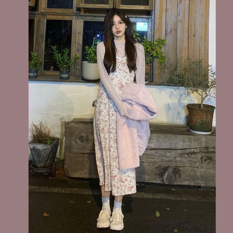 Áo Khoác Sweater Mùa Xuân Thu Phong Cách Mới Pháp Nhẹ Nhàng Kiểu Retro Nghỉ Mát Đầu Tiên Love Flo