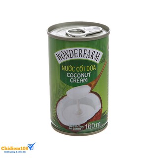 Nước cốt dừa Wonderfarm Lon 160ml